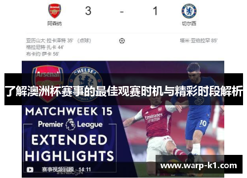 了解澳洲杯赛事的最佳观赛时机与精彩时段解析 了解澳洲杯赛事的最佳观赛时机与精彩时段解析